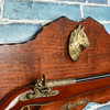 Aluminum alloy barrel, solid wood decoration, trigger can be pulled