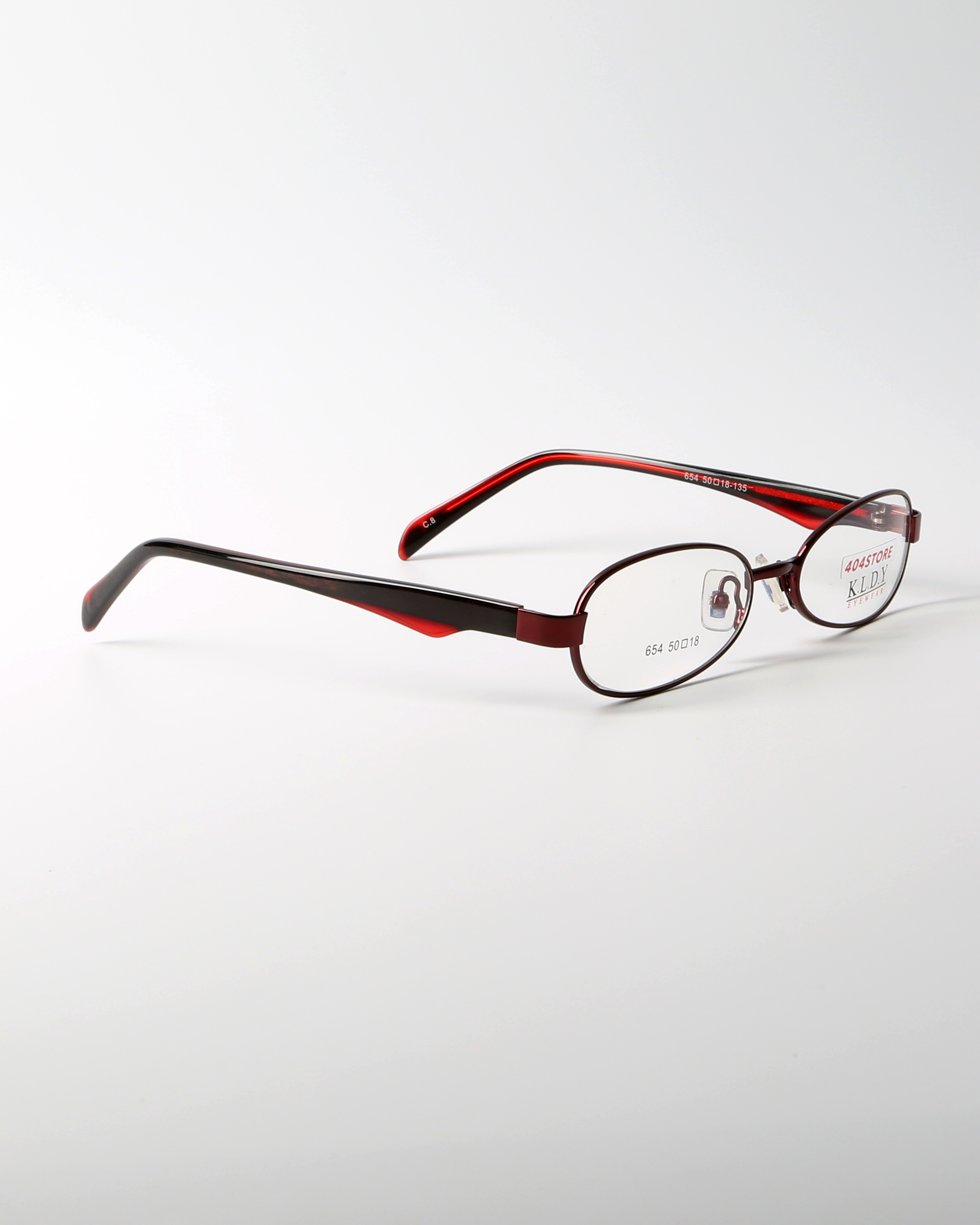 404的店复古90年代金属椭圆小框眼镜斯文配度数高度近视素颜平光 - 图3