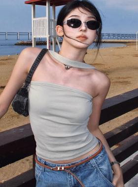 404的店复古金属大椭圆墨镜