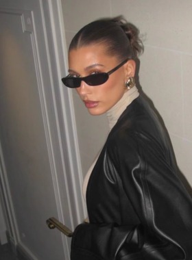 404的复古小框椭圆墨镜防紫外线