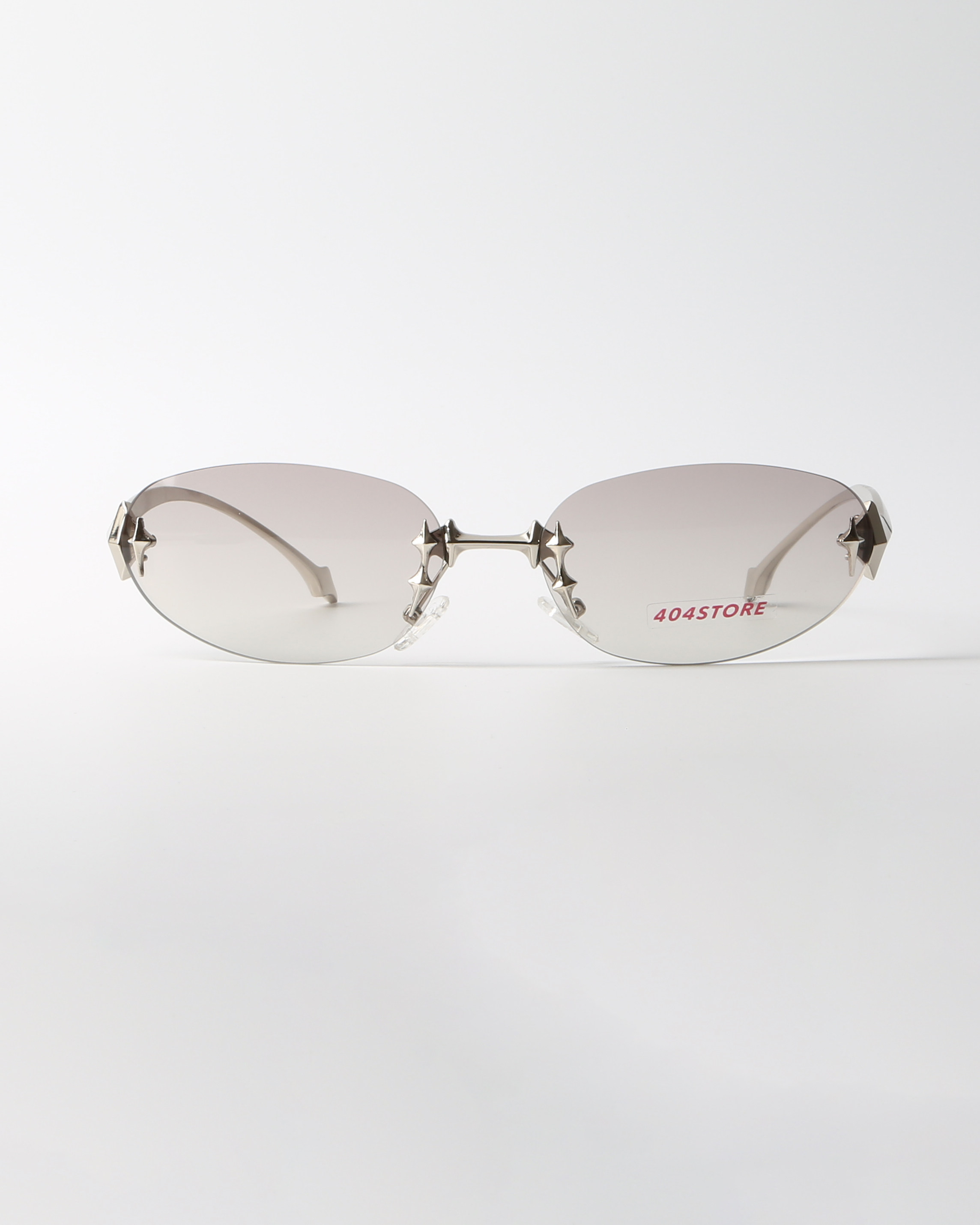 404的店韩版无框星星墨镜复古千禧风辣妹YK2时尚椎圆太阳眼镜男女,淘宝优惠券,粉丝福利购,淘宝优惠卷