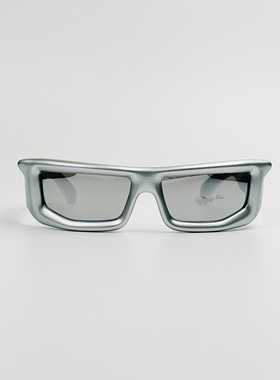 复古大框金属未来风ins同款墨镜