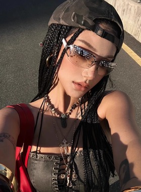 404的店时髦y2k亚文化墨镜男女酷