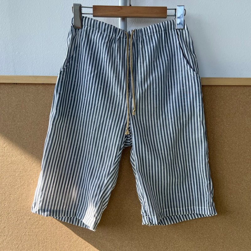 W3-113夏季短裤合集！薄款抽绳款格纹条纹设计感百搭休闲裤Z26-1,淘宝优惠券,粉丝福利购,淘宝优惠卷