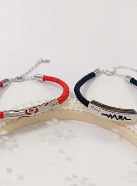 欧美女钛钢不褪色手镯直播热卖