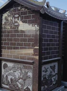 石雕土地庙户外小石庙财神庙福德正神庙山神庙花岗岩伯公庙神龛
