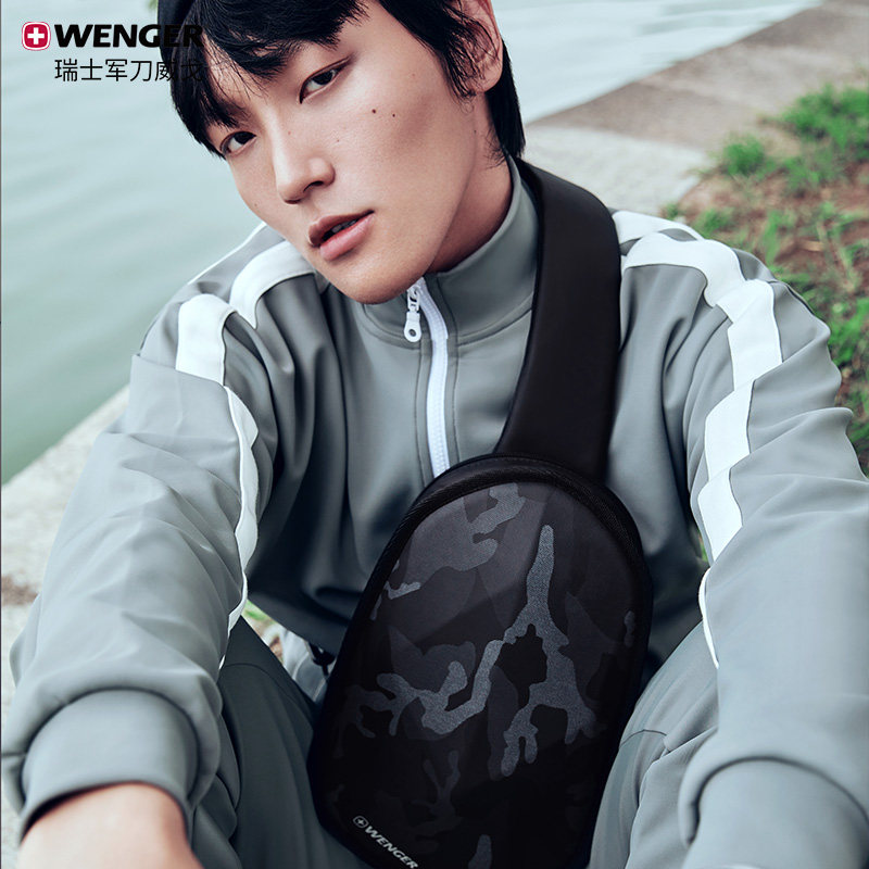 wenger /瑞士威戈户外健身男单肩包 威戈男士包袋