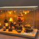 Pop Mart Hirono Ono Little Prince Series Geologist Landscape Decoration Accessories Display Storage Box
