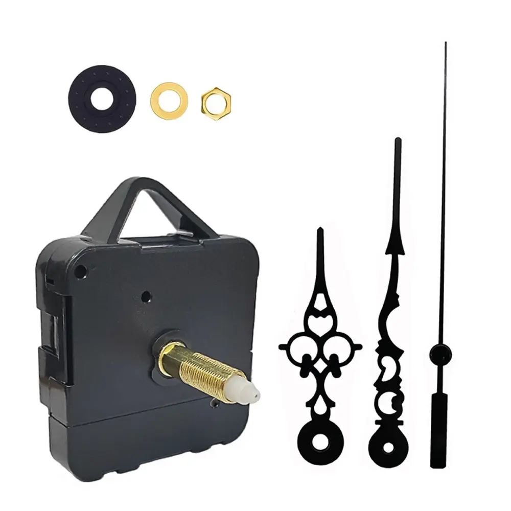 新品32mm长轴挂钩机芯指针石英钟机芯带塑胶挂勾钟表配件 - 图0