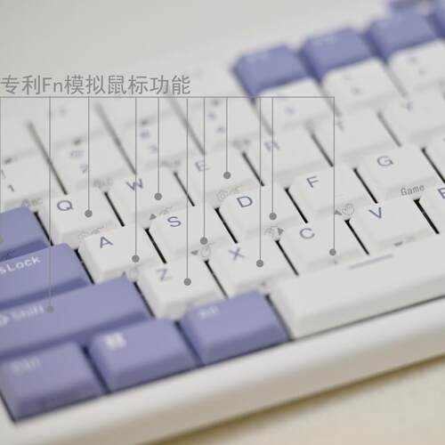 宁芝plum niz68/82/87/99/108/84v6pro蓝牙三模i84电竞静电容键盘 - 图1