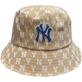 Корейская шляпа MLB 23 года, вышитая буква, темная шаблон янки команда NY Fisherman Hat Sunscreen Потолочная крышка