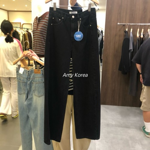 remaking Amy韩代 25fw 东大门 时尚水洗 直筒牛仔裤长裤休闲百搭 - 图2
