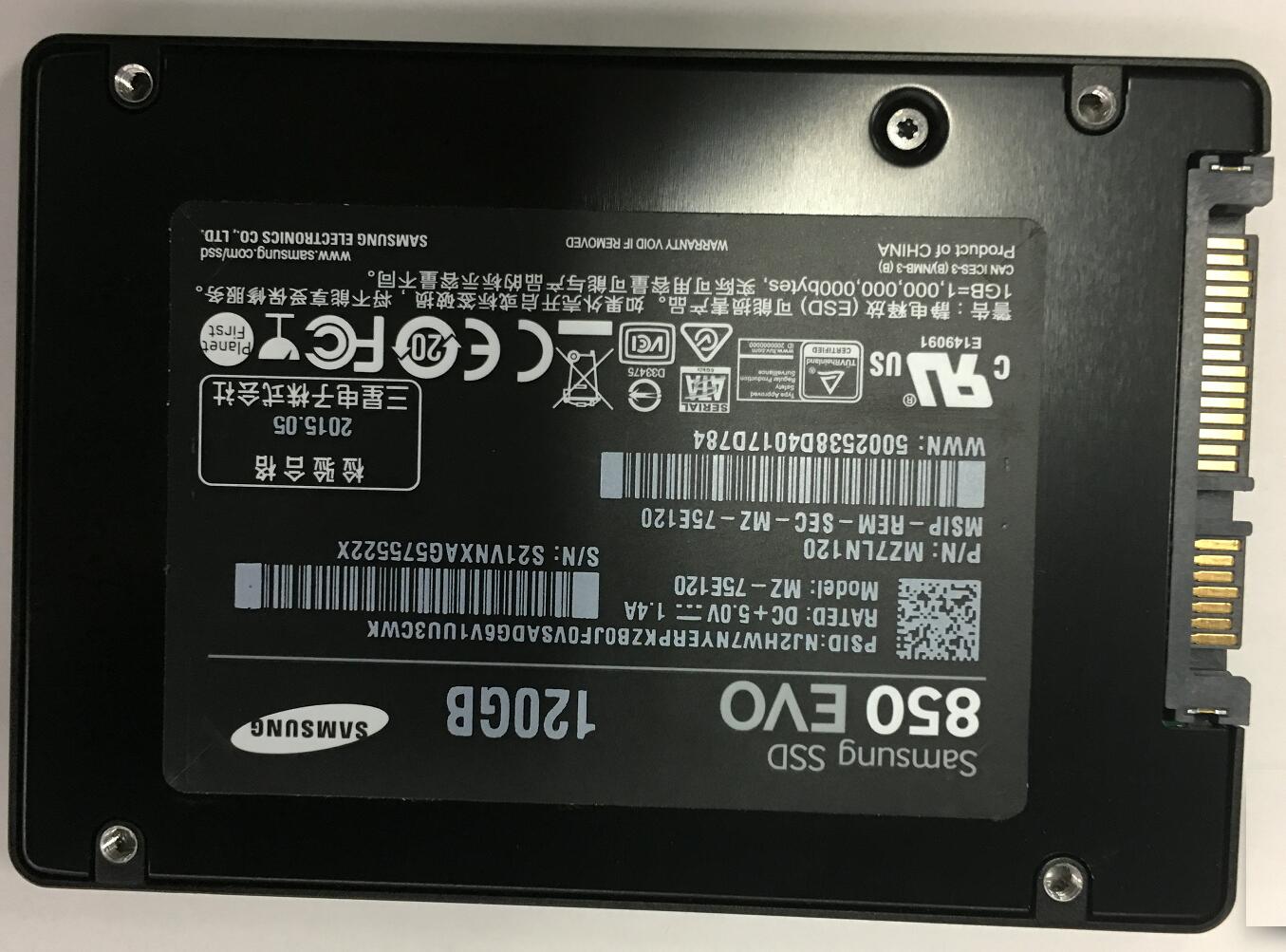 Samsung/三星 其他/other 850EVO 120GB 250GB 500GB原装正品行货 - 图3