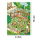 Senyou A4 large version 37.0 courtyard party little girl series landscaping storage stickers three-dimensional stickers decompression toys
