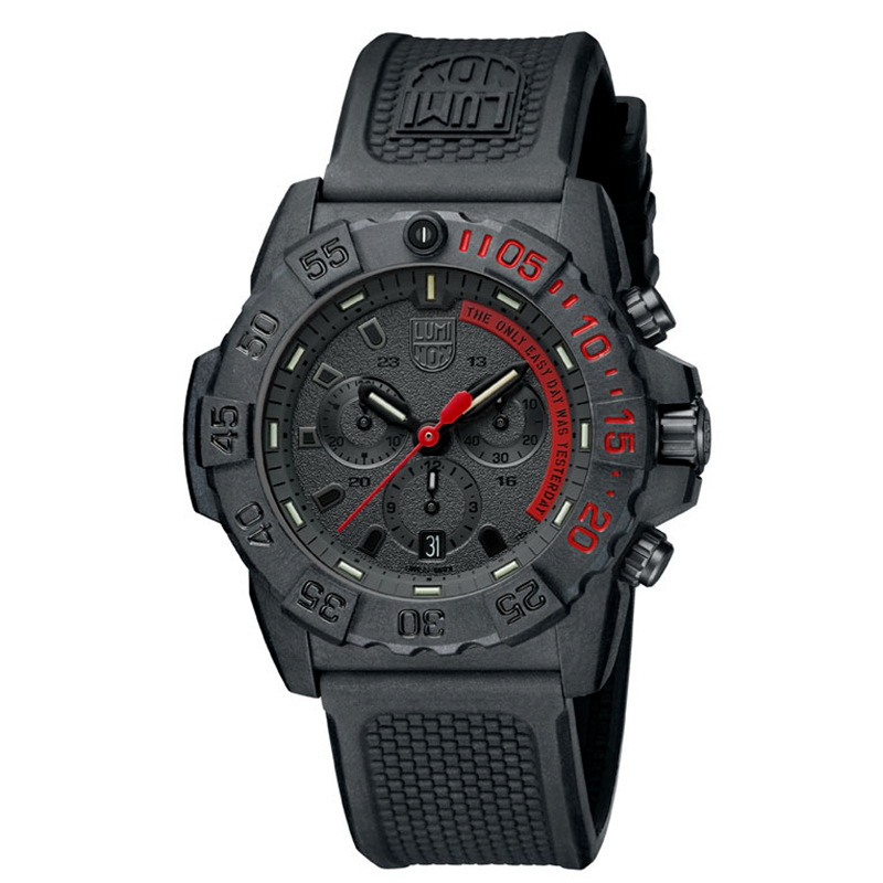 瑞士原装雷美诺时Luminox XS.3581.EY防水200米夜光氚气潜水腕表 - 图3