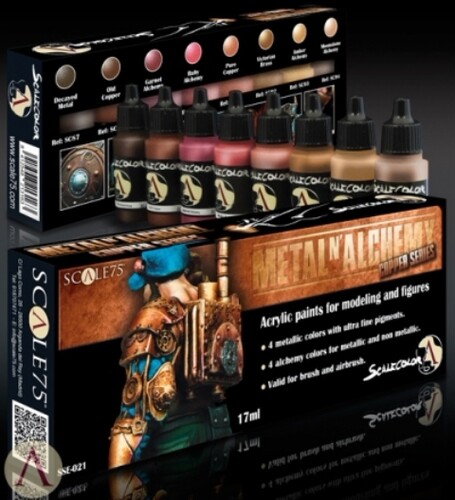 Scale75 SSE-021 Metal Alchemy Copper 炼金铜色金属漆套装 - 图0