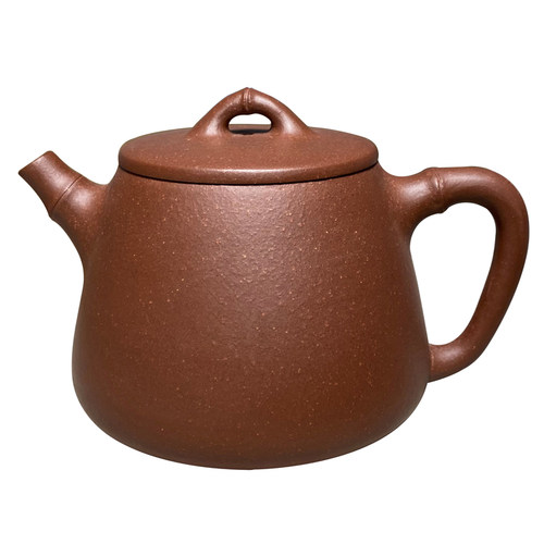 宜兴紫砂壶泡茶壶茶具养生壶全手工壶原矿底槽青270CC禅竹石瓢壶 - 图3
