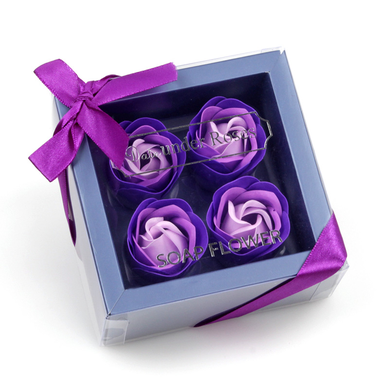情人节礼物玫瑰香皂花礼盒创意开业促销店庆活动小礼品婚庆伴手礼