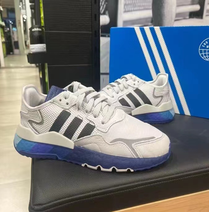 adidas阿迪达斯三叶草男女NITE JOGGER低帮缓震运动休闲鞋H01716 - 图1