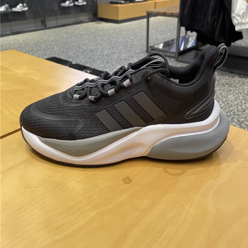 adidas阿迪达斯男子alpha bounce+低帮运动休闲缓震跑步鞋HP6144 - 图1