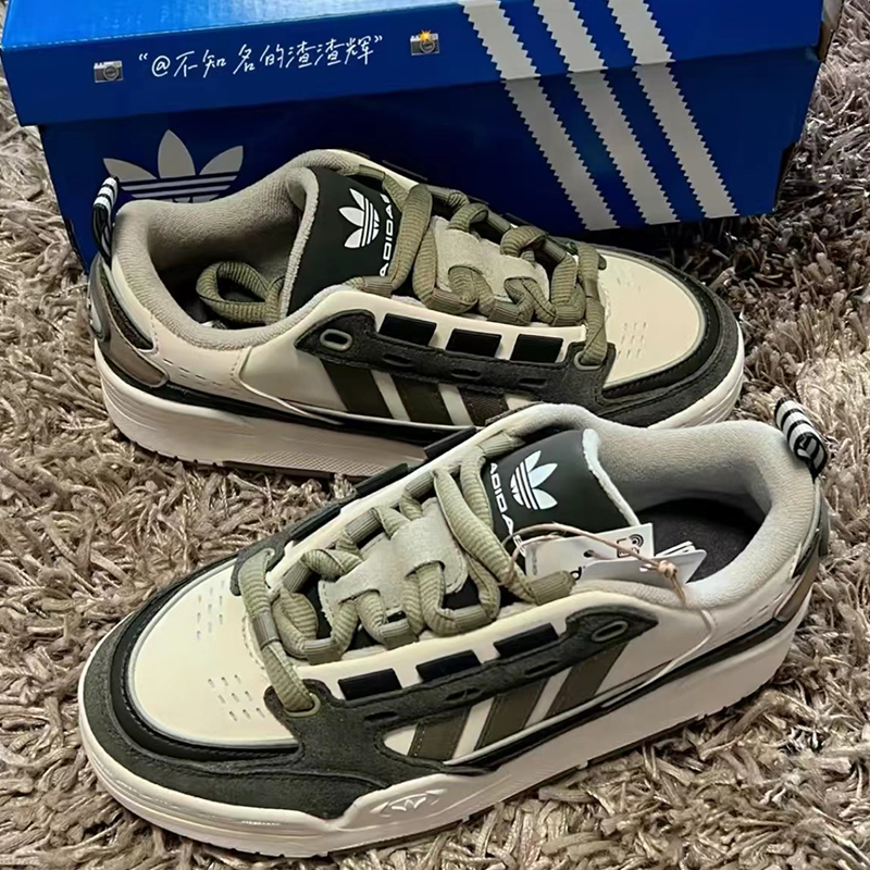 adidas三叶草男女鞋ADI2000 低帮复古轻便透气运动休闲板鞋GY4120 - 图2