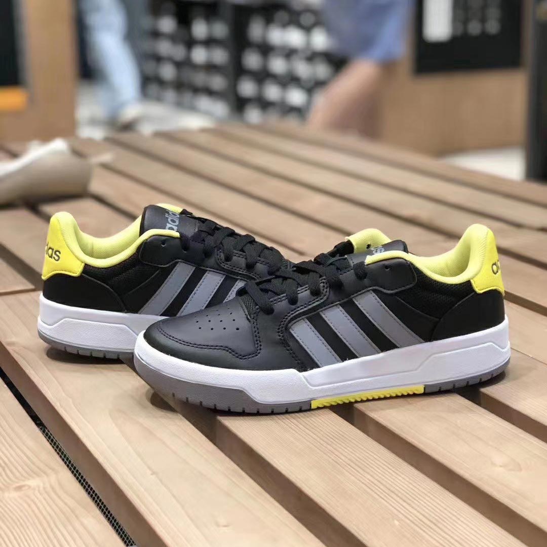 adidas阿迪达斯女鞋NEO ENTRAP低帮板鞋轻便透气休闲运动鞋EH1466