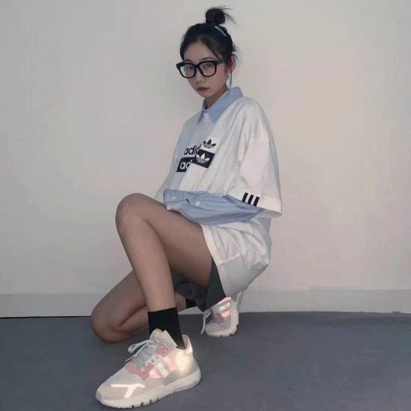 adidas阿迪达斯三叶草男女鞋JOGGER boost 减震运动休闲鞋 EG9199