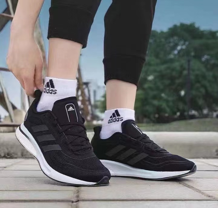 adidas阿迪达斯男女SUPERNOVA 轻便网面透气跑步休闲运动鞋EG5420 - 图0