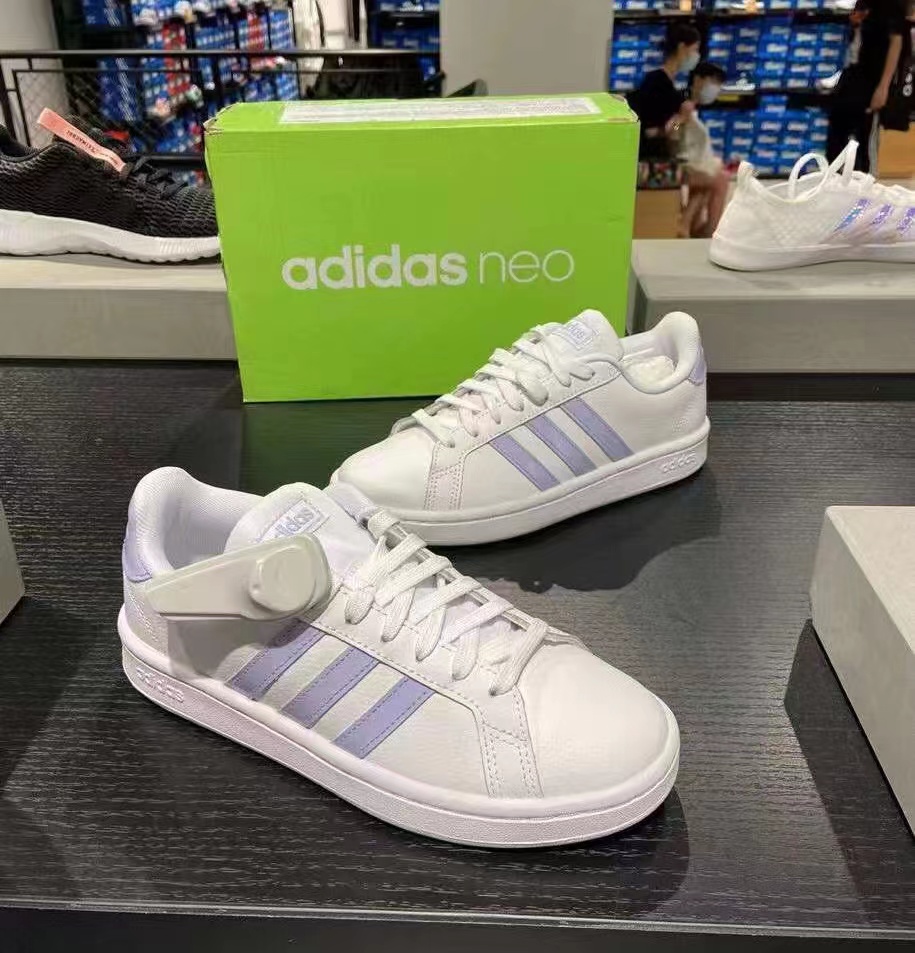 adidas阿迪达斯女鞋秋季新款经典运动鞋小白鞋休闲鞋板鞋GV7147 - 图0