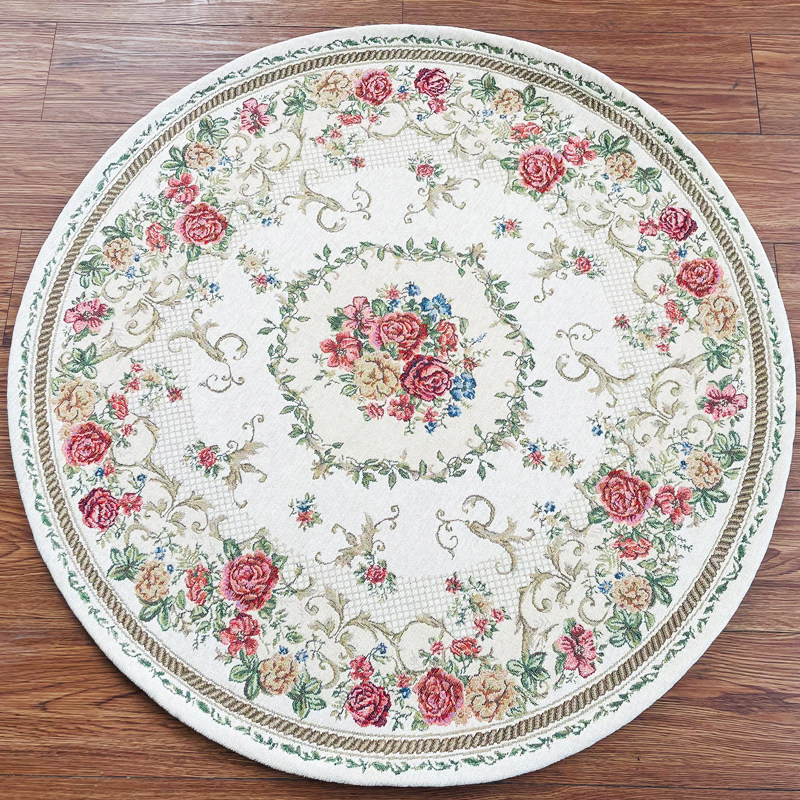 圆形书房玄关地垫客厅卧室床边进门玄关吊椅吊篮混纺编织可机洗,淘宝优惠券,粉丝福利购,淘宝优惠卷