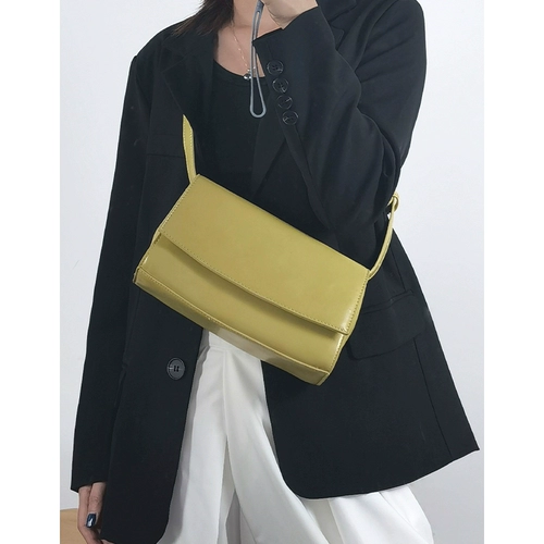 Глянцевая небольшая дизайнерская летняя сумка на одно плечо, сумка подмышку, в корейском стиле