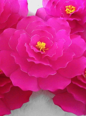 丝网花成品牡丹花橱窗美陈道具花