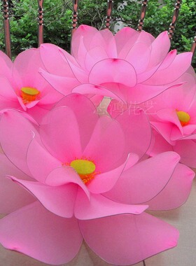 丝网花成品荷花装饰布置舞台道具