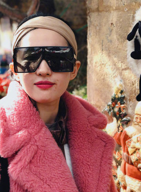 墨镜女潮超大框大脸显瘦防紫外线