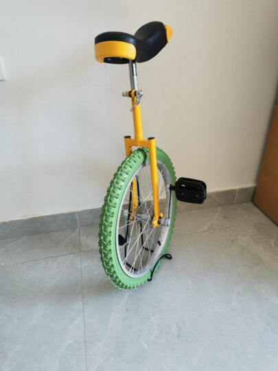 Back-to-school activities for children with flat shoulder unicycle