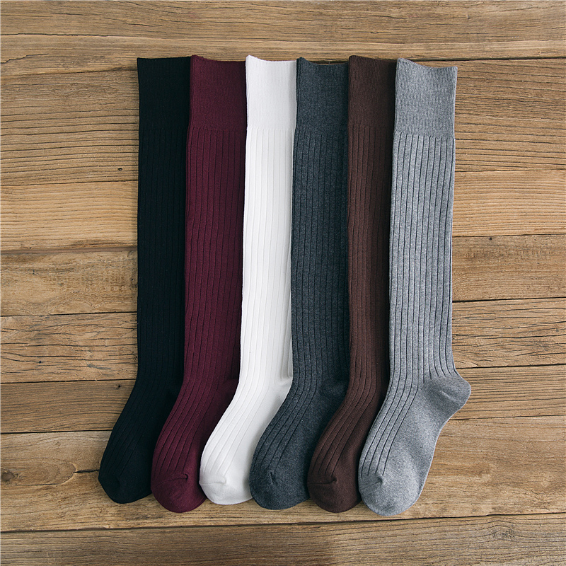 春秋显瘦美腿学院风学生长筒袜 百靓伊长筒袜