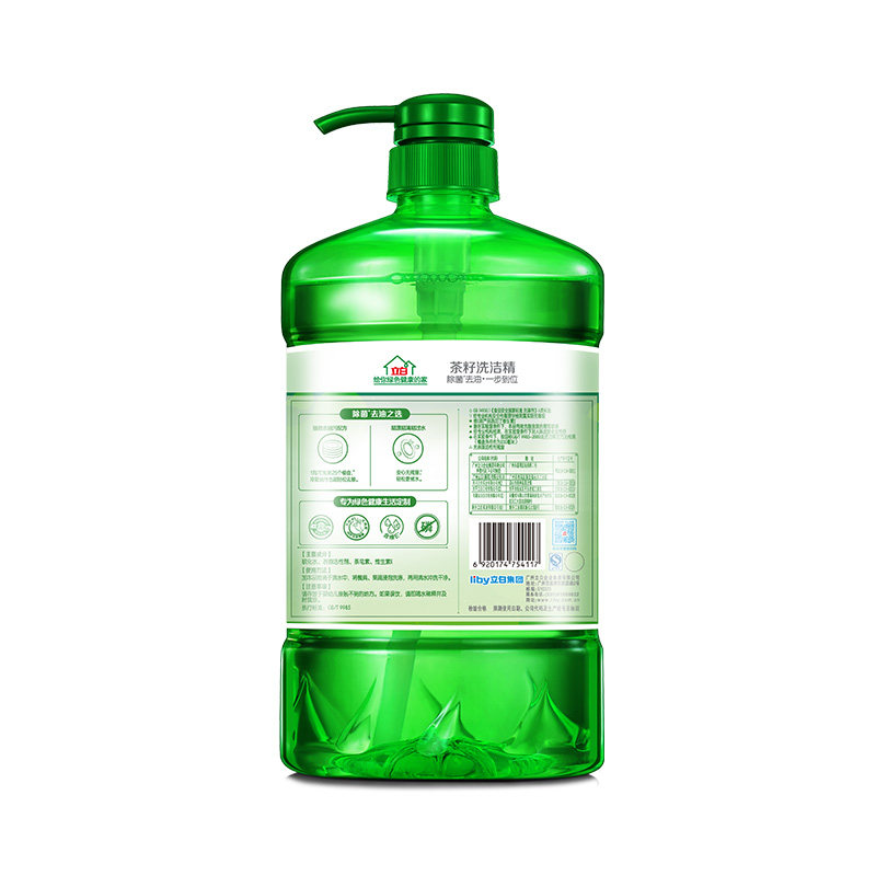 立白茶籽1.45 kg按压家用洗碗液 科雷家居洗洁精