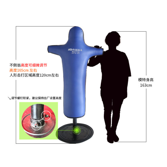 Dracula boxing human sandbag training tumbler