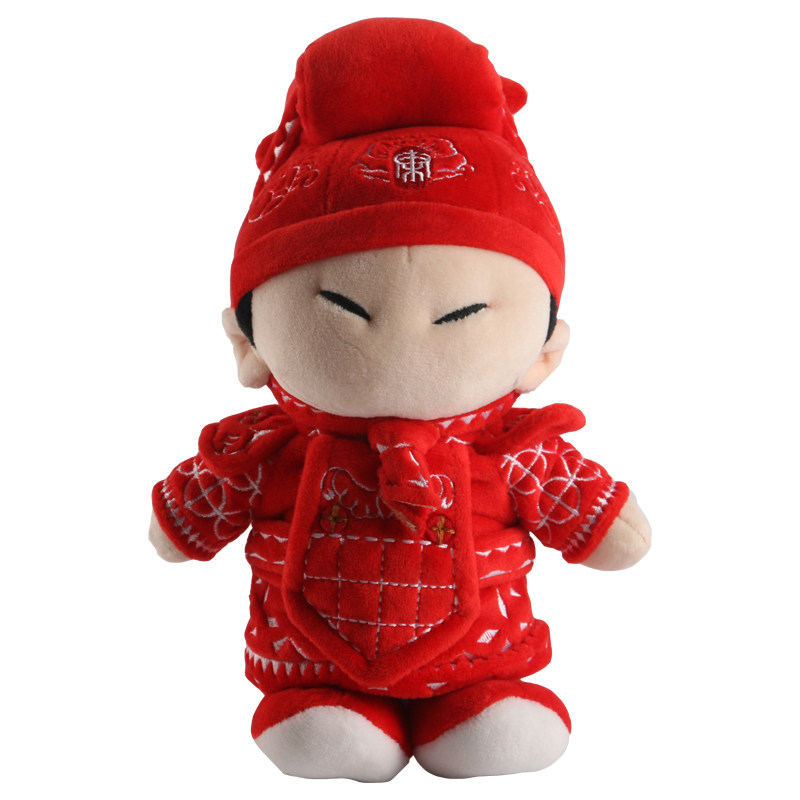 西安旅游纪念品礼物秦亲宝贝兵马俑摆件公仔特色伴手玩具文创礼品