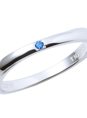 日本THE KISS 迪士尼公主系列 美女與野獸彩鑽純銀戒指