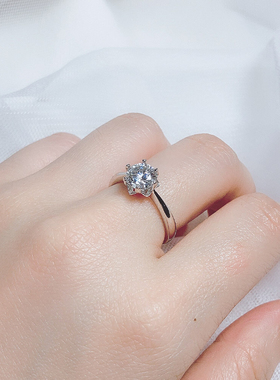 STORY+ 心動瞬間 一克拉莫桑石鑽戒