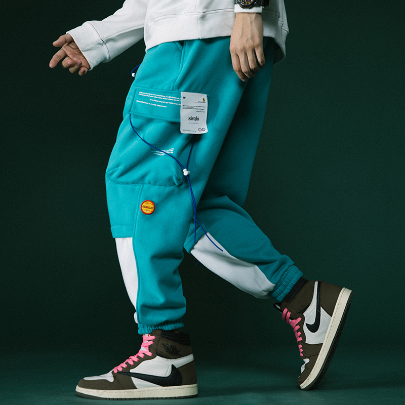 秋冬加厚加绒卫裤男潮牌运动裤 工装裤男束脚运动裤 cargo THE ONE19 秋冬加厚加绒卫裤男潮牌运动裤 工装裤男束脚运动裤 cargo THE ONE19