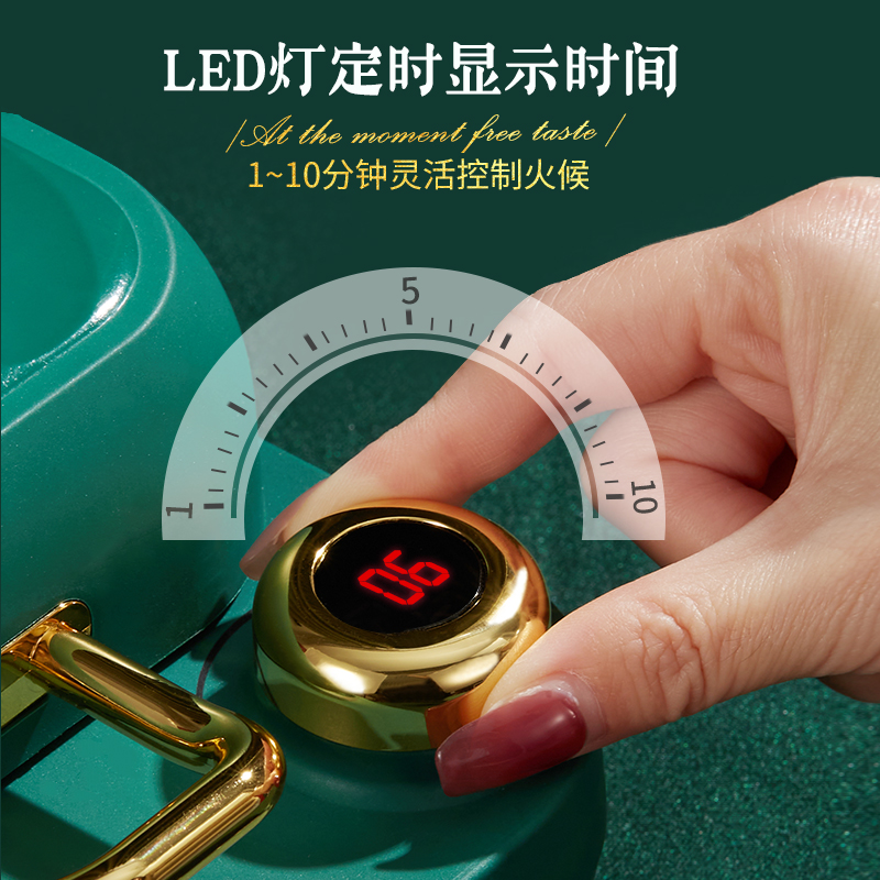 格美电器专营店格立高三明治家用早餐轻食机多功能小型面包吐司神器压烤华夫饼机2