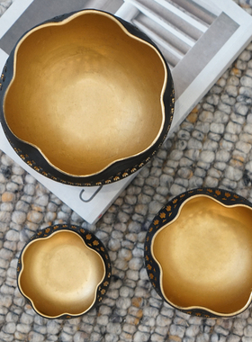 桌面摆件电视柜花盆镂空装饰品