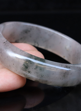 天然玉石桂林鸡血玉石手镯贵妃料上朗料59*16*7mm48g有铁离子