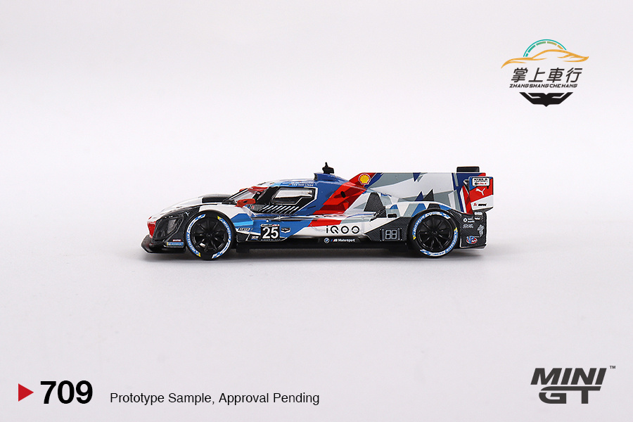 MINIGT #709 宝马 BMW M Hybrid V8 2023 IMSA 1:64汽车模型 - 图1