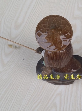 景德镇姜太公钓鱼渔翁假山造景