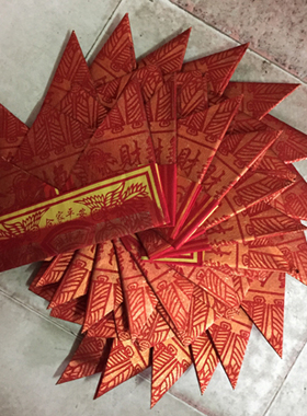 闽南手工锡箔金纸折纸用品手工折纸金山莲花