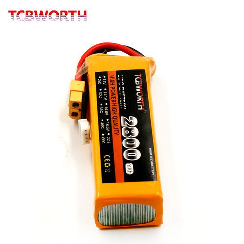 航模锂电池 4S 14.8V 1800 2200 3000mah 遥控机玩具车 - 图3