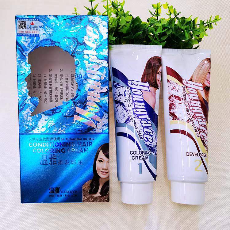 温雅漾采染发焗油膏栗棕色纯植物黑发霜男士盖白发自然黑色理发店,淘宝优惠券,粉丝福利购,淘宝优惠卷